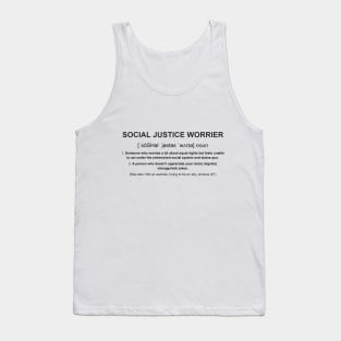 Social Justice Worrier Tank Top